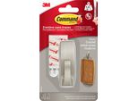 Command MR02-BNFGN 3M Command Gancio In Metallo "Moderno"", Misura: M, Argento"
