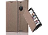 Cadorabo Cover Per Nokia Lumia 1520 Cover Protettiva In Marrone Custodia Per Cellulare Cover Chiusura Magnetica