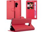 Cadorabo Custodia Per Samsung Galaxy S9 Plus Custodia Protettiva In Rosso Custodia Per Cellulare Cover Chiusura Magnetica