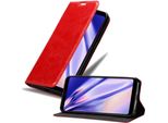 Cadorabo Cover Per Lg Q Stylus Cover Protettiva In Rosso Custodia Per Cellulare Cover Chiusura Magnetica