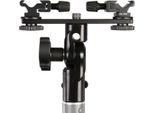 Falcon Eyes CLD-14A Staffa Inclinabile A Doppio Attacco Con 2 Adattatori Hot Shoe HS-20M
