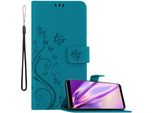 Cadorabo Cover Per Samsung Galaxy S8 Cover Protettiva In Blu Cover Protettiva Cover Per Telefono Cellulare Cover Fiori Custodia Fiore