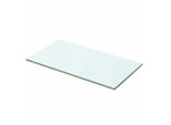 Vidaxl Ripiani 2 Pz. Vetro Trasparente 50X20 Cm