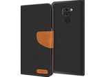 Custodia Del Telefono Cellulare Xiaomi Redmi Note 9 Case Portafoglio Flip Case Custodia Protettiva Cover Tessuto Cover