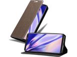 Cadorabo Cover Per Lg V35 Cover Protettiva In Marrone Custodia Per Cellulare Cover Chiusura Magnetica