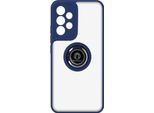 Avizar, Cover Protettiva Galaxy A33 5G Antiurto Con Anello Magnetico Alta Qualità, Blu Scuro