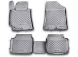 Element Tappetini In Gomma 3D Per Hyundai Elantra, 2011-2015, 4 Pezzi.