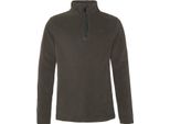 Protest Perfecty Jr Felpa Con Zip 1/4 Verde Militare 140