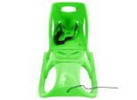 Vidaxl Slitta Con Schienale Verde 102,5X40X23 Cm Polipropilene
