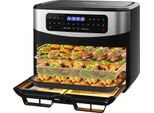 Friggitrice Ad Aria Calda KDF5511D 12 Litri - Friggitrice Ad Aria Calda A Doppia Zona 2600 W, Air Fryer Xxl