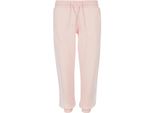 DěTské TepláKy Urban Classics Girls Collage Contrast Sweatpants Rosa/Bianco/Rosa - 110/116