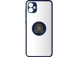 Avizar, Custodia Protettiva Galaxy A04E Resistente Agli Urti Con Anello Magnetico Stabile, Blu Scuro