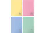 Herlitz Quaderno A4 60 Fogli A Quadretti Eco-Pp Colori Pastelloconfezione Da 5 - (Quaderni)