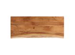 Vidaxl Piano Da Tavolo 90X40X3,8 Cm Rettangolare In Legno Massiccio Di Acacia Bordo Albero
