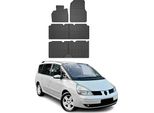 Omac Tappetini In Gomma Per Renault Espace 2002-2014 Tappetini Auto In Gomma Nera 6Pcs