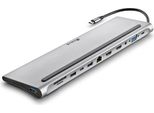 Docking Usb Type-C Ngs Wonderdock12/ 3Xusb/ 2Xhdmi/ 1Xvga/ 1Xrj45/ 1Xlettore Di Schede/ 1Xjack 3,5/ 1Xusb Type-C Pd/ Grigio