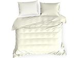 Biancheria Da Letto In Raso 140X200 Nova Crema Monocromatica Eurofirany