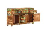 Credenza 110X30X65 Cm In Legno Massiccio Di Recupero