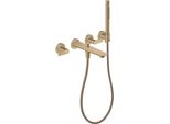 Hansgrohe Axor Citterio C Robinetterie De Baignoire 3 Trous EncastréE Pour Montage Mural, Avec Douchette à Main, 49480140, 49480140