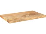 Vidaxl Piano Da Tavolo 50X30X3,8 Cm Rettangolare In Legno Massiccio Di Mango