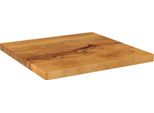Vidaxl Piano D'appoggio 60X60X2,5 Cm Quadrato In Legno Massiccio Di Mango