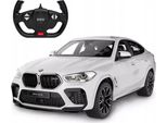 Auto Telecomandate Coil, Auto Telecomandate Per Bambini Con Telecomando, Bmw X6 M R/C, Scala 1:14, Frequenza: 2.4GHZ, 8Km/H, Per Bambini A Partire Da 3 Anni, Bianco