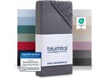 Blumtal Basics - Lenzuolo 140X200Cm In Jersey - Lenzuolo 140X200Cm In Cotone - Lenzuolo 140X200Cm - Coprimaterasso 140X200Cm - Lenzuolo 140X200 - Copripiumino - Grigio