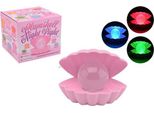 Johntoy Luce Notturna Rosa Led Perla Conchiglia Con Connessione Usb Asilo Nido
