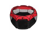 Merco Pet Penna Ottagonale Per Cani Variante Rosso-Nero 42943