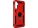 Avizar, Custodia Protettiva Galaxy A34 5G Resistente Agli Urti Con Anello Magnetico Design Elegante, Rosso