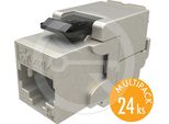 SXKJ-5E-STP-BK-SA - Solarix Keystone CAT5E Auto-Taglio, Multipack 24 Pezzi