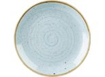 Piatto Da Portata Churchill Stonecast, Rotondo, Blu Uovo D'anatra, 200 Mm (12 Pezzi)