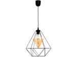 Milagro Alambre Lampadario A Sospensione MLP4130 Nero