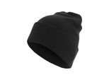 Mstrds Beanie Beanie Basic Flap Versione Lunga Nero