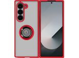 Avizar, Custodia Protettiva Galaxy Z Fold 6 Resistente Agli Urti Con Supporto Magnetico, Rosso