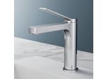 Emke Rubinetto Bagno Cromo 195X173X46Mm, Ottone, Cartuccia Ceramica, Miscelatore Bagno, Miscelatore Lavabo, Miscelatore Lavabo