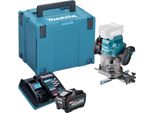 Makita Rp 001 GT101 Fresatrice A Batteria 40 V Max. 12 Mm Senza Spazzole + 1X Batteria 5,0 Ah + Caricabatterie + Makpac
