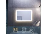 Sonni Specchio Da Bagno 50X70Cm Con Illuminazione A Led Specchio Da Bagno Specchio Luminoso Specchio Da Parete