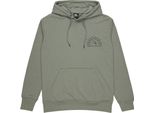 Quiksilver Graphic Mix Felpa Con Cappuccio Verde S Uomo Verde S