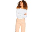 Jack & Jones Freya Rib Jjxx Maglietta A Maniche Lunghe Bianco L Donna Bianco L