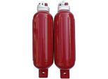 Seachoice Twineye KotflüGel-Set Rot 6,5 X 22´´ Rot 6,5 X 22´´