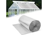 Aopunly Film Isolante Film Isolante 1X30M 200G/M² Film Termico Film Riflettente Isolamento 3-4Mm Alluminio