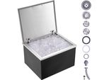Secchiello Per Ghiaccio Drop-In - 82,6L - Raffreddatore Di Ghiaccio In Acciaio Inox - Dimensioni 710X406X437Mm