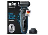 Rasoio Elettrico Serie 5 Con Attacco Easyclick E Rifinitore Di Precisione, Rasoio Elettrico Da Uomo, Easyclean, Wet & Dry, Regalo Uomo, 51-B1200S