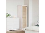 Vidaxl Armadio Con Anta Naturale 170 X 2,1 X 39,5 Cm In Legno Di Pino Massiccio