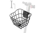 Vevor Cestino Anteriore Per Bicicletta 245X215X180 Mm, Carico Massimo 9 Kg, Cestino Da Manubrio In Acciaio Massiccio, Cestino Per Bicicletta/Accessori Per Monopattino