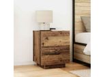 Vidaxl Comodino 2 Pezzi In Legno Di Recupero 45 X 40 X 55 Cm Materiale A Base Di Legno