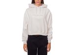 Calvin Klein Jeans - Felpa Invernale Crop Donna Con Logo Boucle - Taglia L