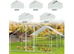 Pollaio Bettizia 3X6X2M Casetta Per Polli Piccolo Recinto Per Animali Ruspanti Recinto Per Animali Piccoli Voliera Recinto Per Polli Ruspanti Gabbia Per Pollame Struttura In Acciaio Zincato Con Tetto