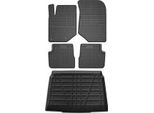 Set Di Tappetini E Rivestimenti Del Bagagliaio Per Opel Corsa F 2019-2024 In Gomma Tpe Nero 5X